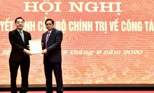 Ông Chu Ngọc Anh làm Phó Bí thư Thành uỷ Hà Nội