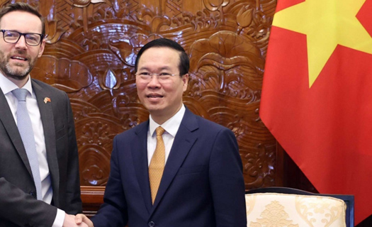 Chủ tịch nước Võ Văn Thưởng tiếp tân Đại sứ Vương quốc Anh tại Việt Nam