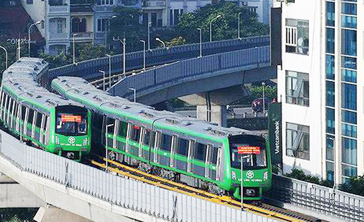 Tàu điện trên cao Cát Linh - Hà Đông chạy miễn phí nửa tháng