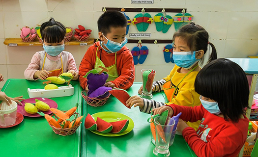 Trẻ mầm non tại Hà Nội dự kiến sẽ trở lại trường từ ngày 1/3