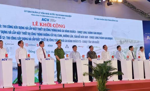 Thủ tướng phát lệnh khởi công 3 gói thầu sân bay Long Thành và Tân Sơn Nhất