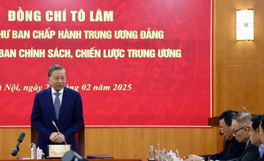 Tổng Bí thư Tô Lâm: Tăng cường phân cấp, phân quyền cho địa phương