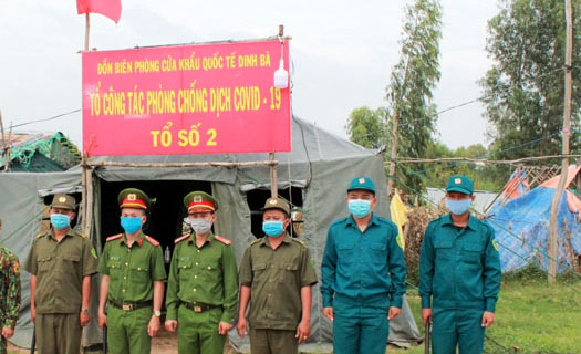 Tăng cường lực lượng phòng chống dịch ở tuyến biên giới Tây Nam