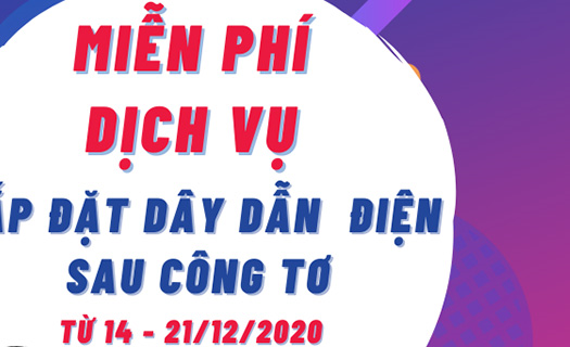 Điện lực Thủ đô: Miễn phí dịch vụ lắp đặt dây dẫn điện sau công tơ trong tháng Tri ân