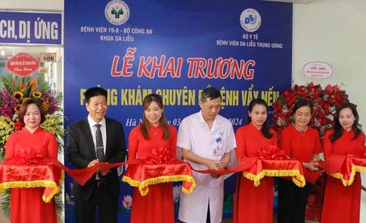 Bệnh viện 19-8 có thêm phòng khám điều trị vảy nến