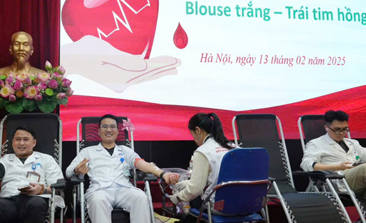 Ngày hội hiến máu tình nguyện của Bệnh viện Hữu Nghị