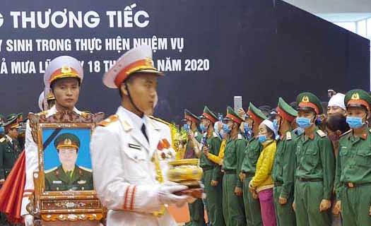 Lễ viếng, truy điệu 22 liệt sĩ Đoàn Kinh tế Quốc phòng 337