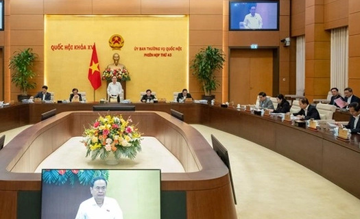 Hôm nay, Ủy ban Thường vụ Quốc hội cho ý kiến về nhiều dự án luật quan trọng