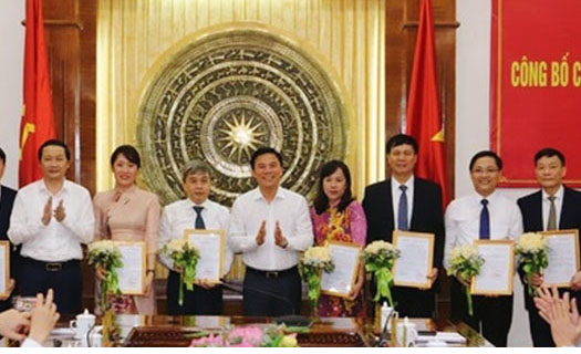 Thanh Hoá: Ban thường vụ Tỉnh ủy Công bố quyết định về công tác cán bộ