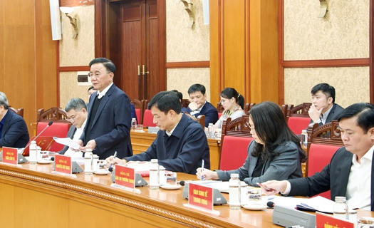 Toàn bộ các cơ quan ban đảng đã hoàn thiện đề án tinh gọn bộ máy