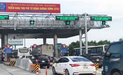 Cao tốc Hà Nội - Hải Phòng chỉ thu phí tự động không dừng: Bước đầu suôn sẻ
