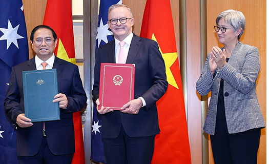 Việt Nam - Australia nâng cấp quan hệ lên mức cao nhất