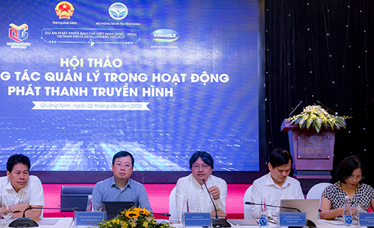 Hội thảo về công tác quản lý trong hoạt động phát thanh, truyền hình.