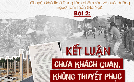 Kết luận chưa khách quan, không thuyết phục (bài 2)