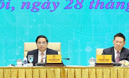 Thủ tướng chủ trì Hội nghị triển khai nhiệm vụ phát triển thị trường chứng khoán
