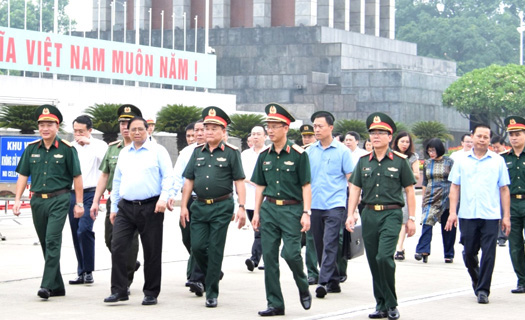Thủ tướng kiểm tra công tác tu bổ định kỳ công trình Lăng Chủ tịch Hồ Chí Minh